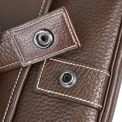 Hermes Havane Taurillon Clemence Noumea Shoulder Bag