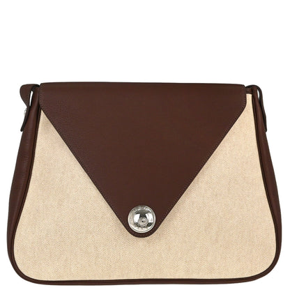 Hermes Havane Toile H Fjord Christine Shoulder Bag