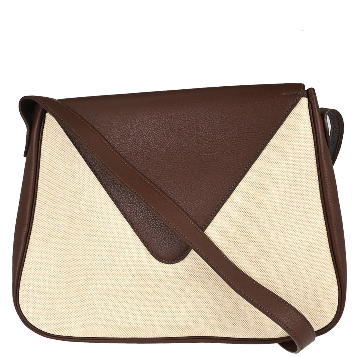 Hermes Havane Toile H Fjord Christine Shoulder Bag