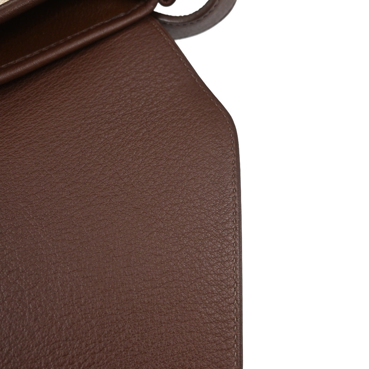 Hermes Havane Toile H Fjord Christine Shoulder Bag