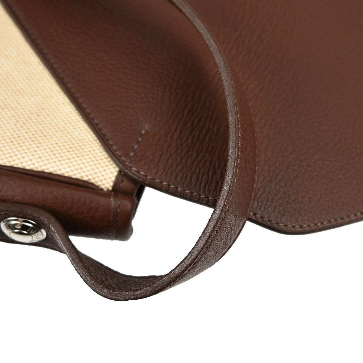 Hermes Havane Toile H Fjord Christine Shoulder Bag