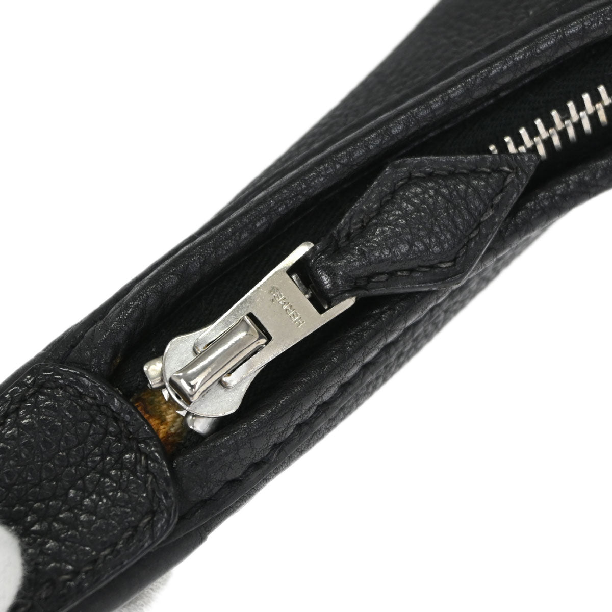 Hermes Black Togo Gao Shoulder Bag