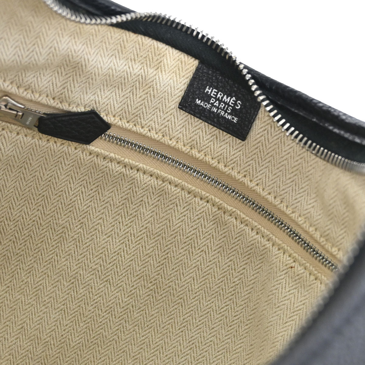 Hermes Black Togo Gao Shoulder Bag