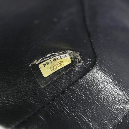 Chanel Blue Tweed East West Shoulder Bag