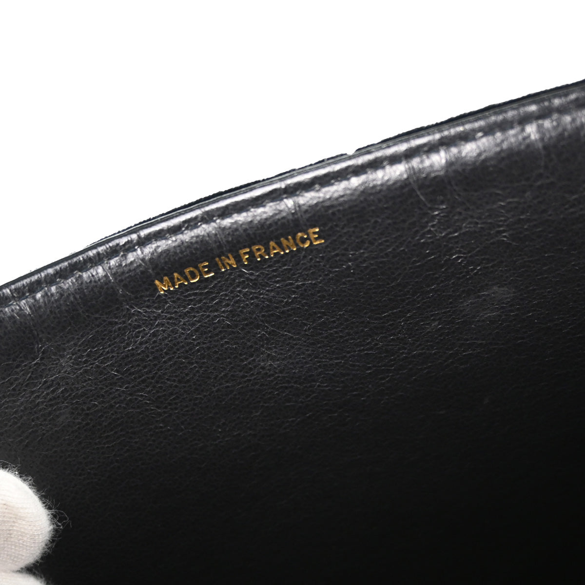 Chanel Black Velvet Briefcase Business Handbag
