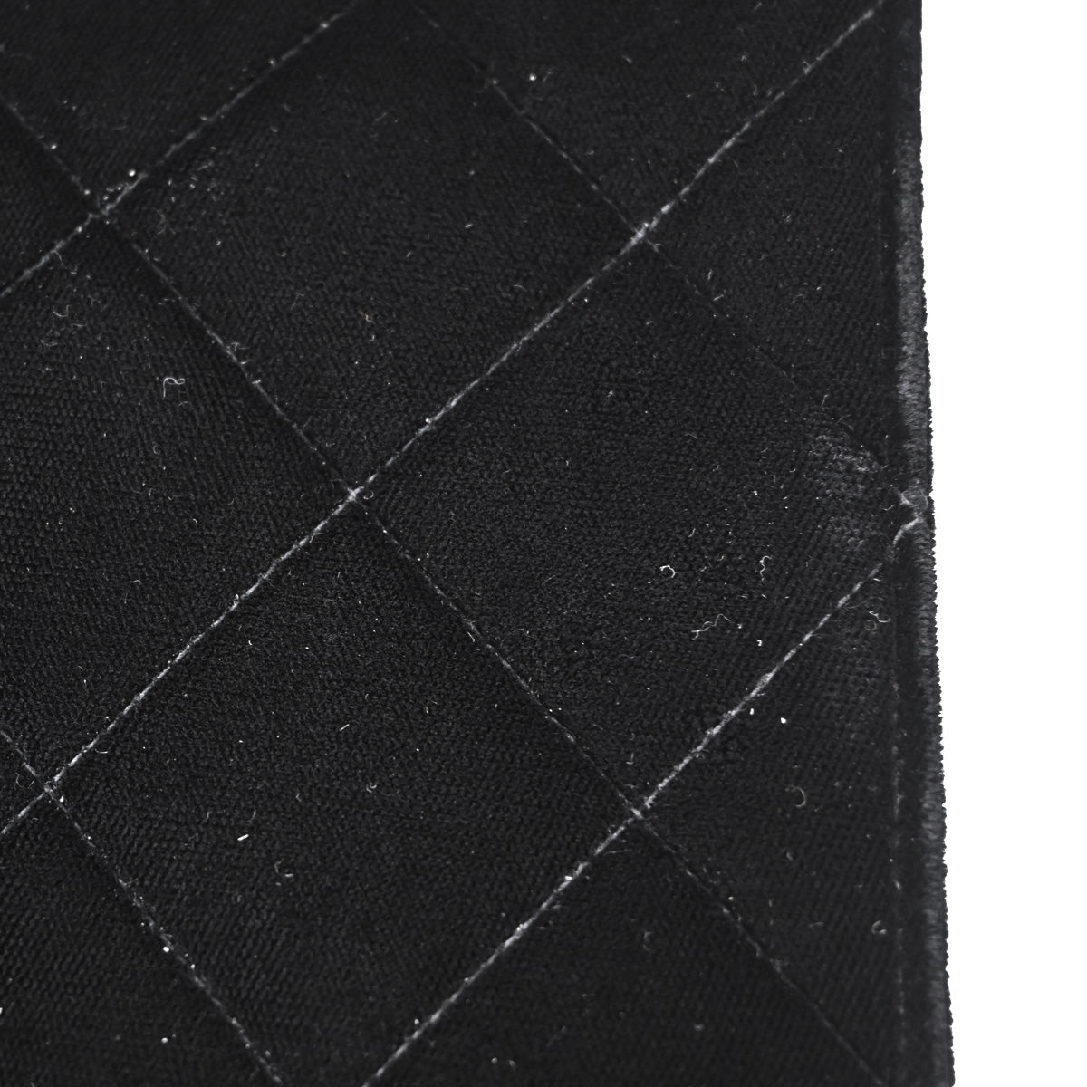 Chanel Black Velvet Briefcase Business Handbag