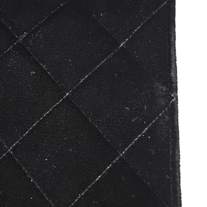 Chanel Black Velvet Briefcase Business Handbag