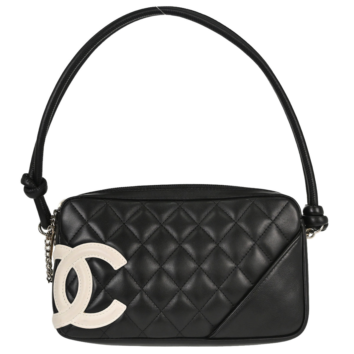 Chanel 2005-2006 Black Calfskin Cambon Ligne Handbag