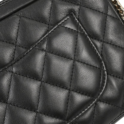 Chanel 2005-2006 Black Calfskin Cambon Ligne Handbag