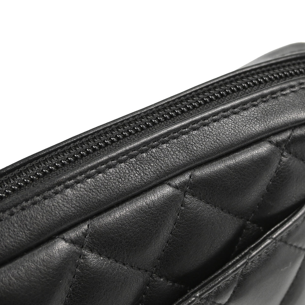 Chanel 2005-2006 Black Calfskin Cambon Ligne Handbag