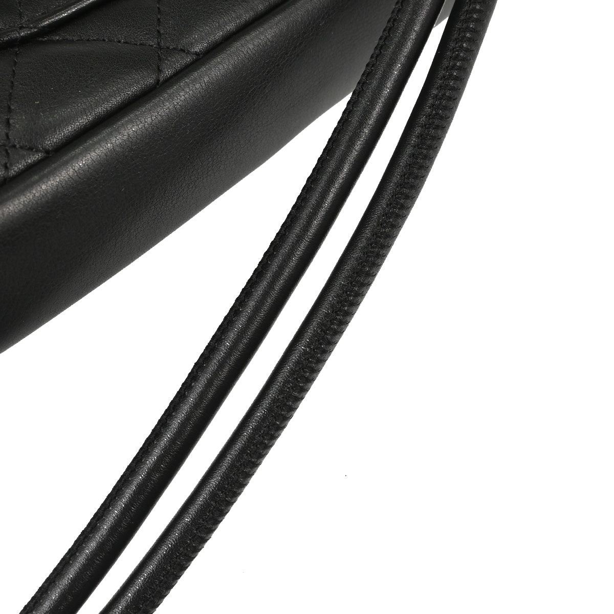 Chanel 2005-2006 Black Calfskin Cambon Ligne Handbag