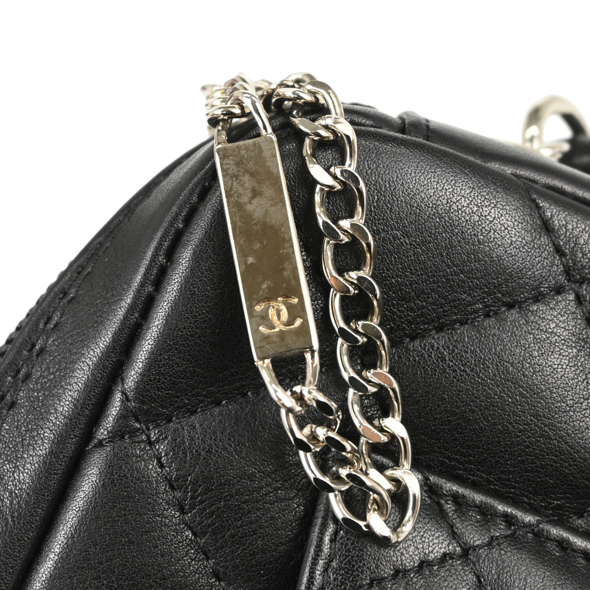 Chanel 2005-2006 Black Calfskin Cambon Ligne Handbag