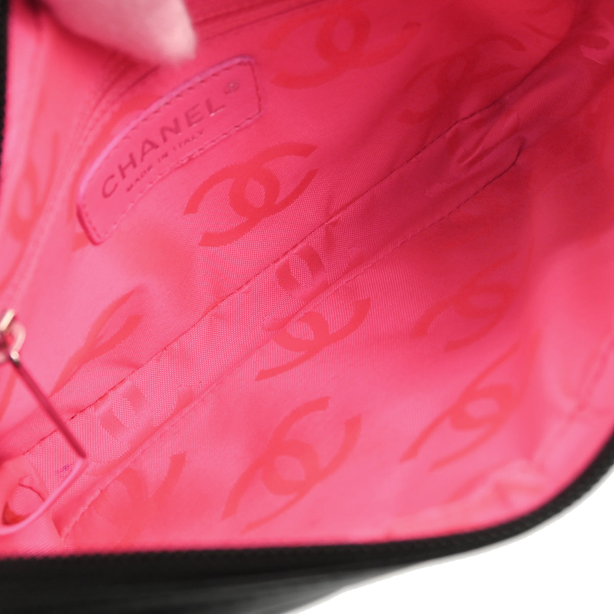 Chanel 2005-2006 Black Calfskin Cambon Ligne Handbag