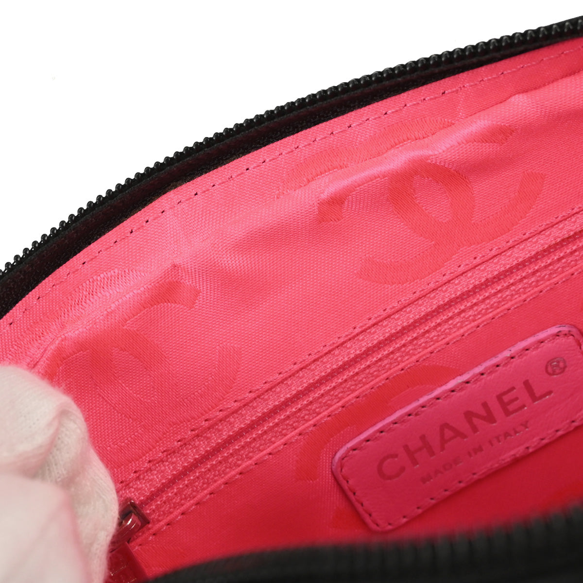Chanel 2005-2006 Black Calfskin Cambon Ligne Handbag