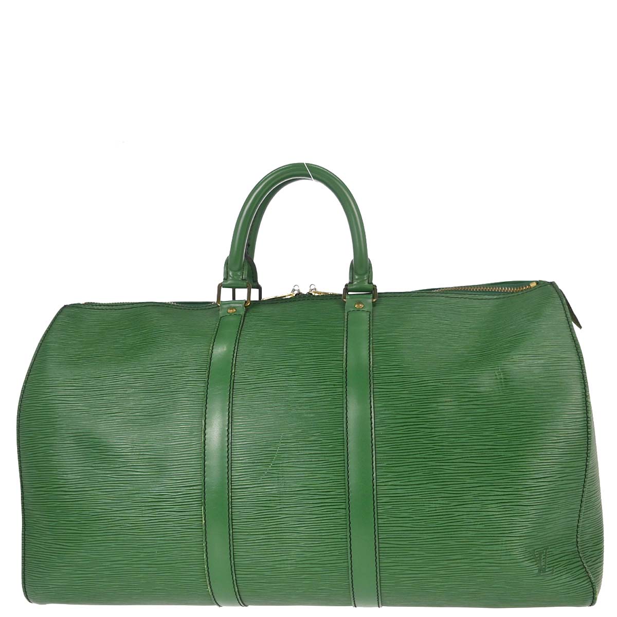 Louis Vuitton Green Epi Keepall 45 Travel Handbag M42974