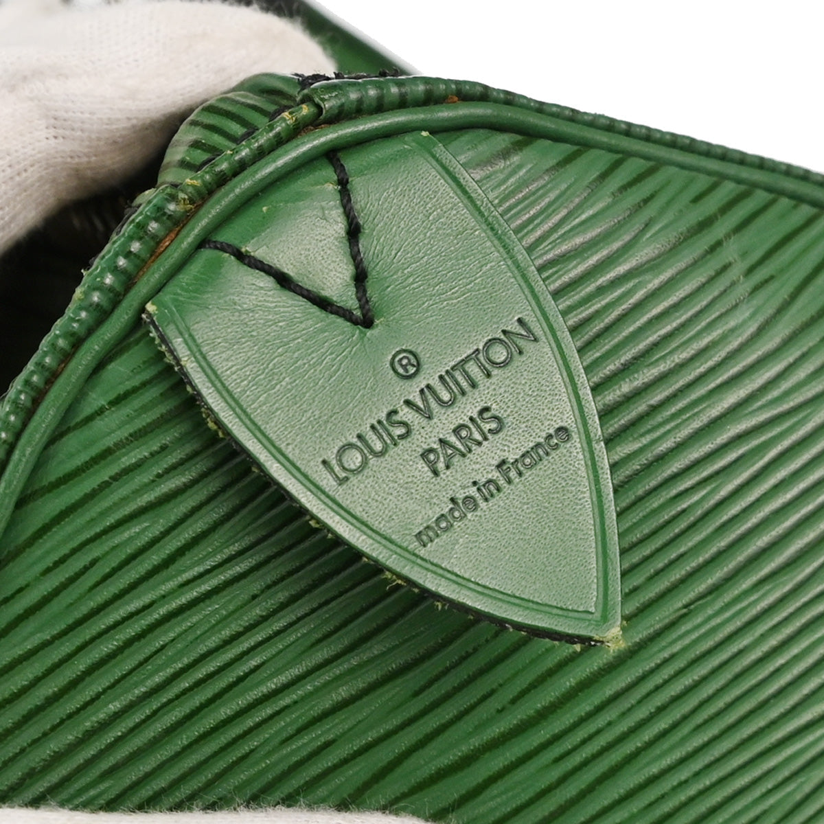 Louis Vuitton Green Epi Keepall 45 Travel Handbag M42974