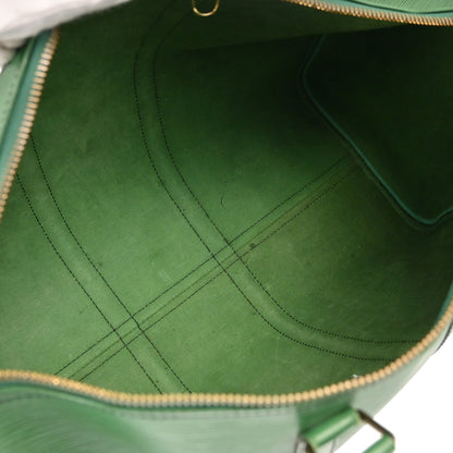 Louis Vuitton Green Epi Keepall 45 Travel Handbag M42974