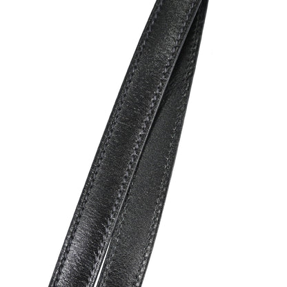 Hermes Black Box Calf Kelly 28 Sellier 2way Shoulder Handbag