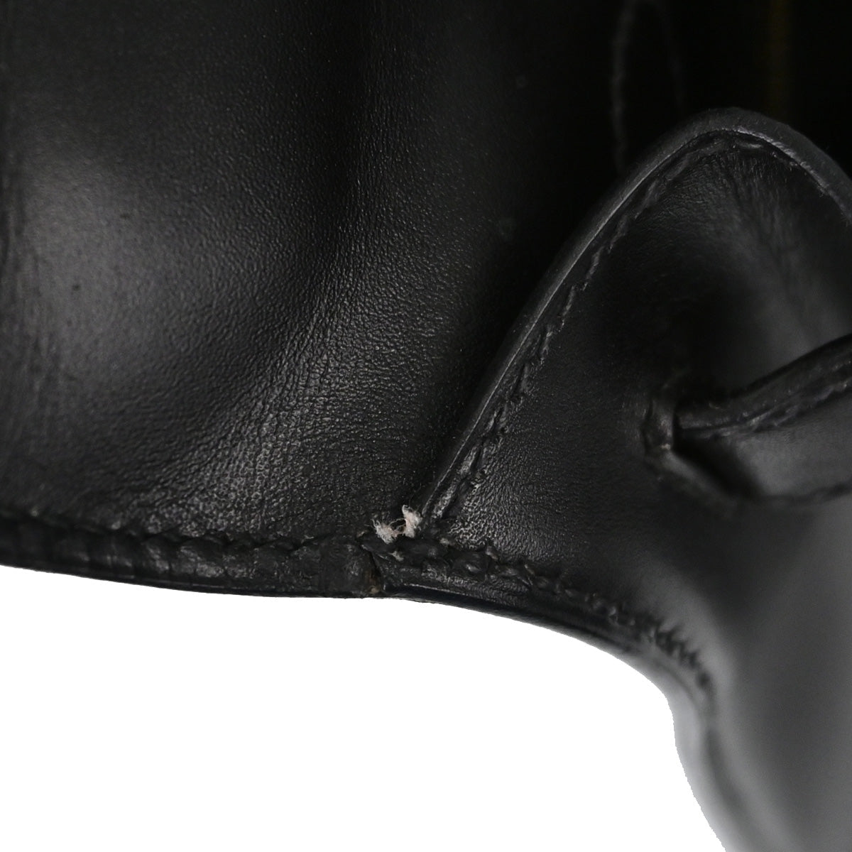 Hermes Black Box Calf Kelly 28 Sellier 2way Shoulder Handbag