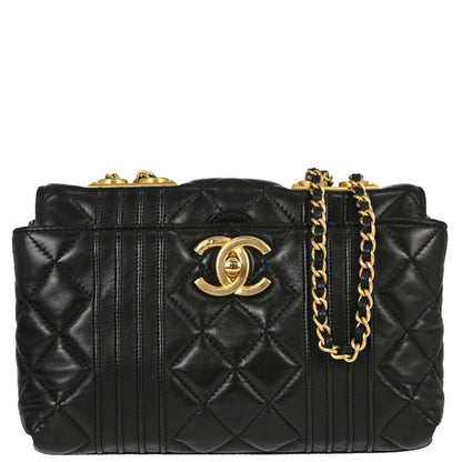 Chanel Black Lambskin Mademoiselle Shoulder Bag