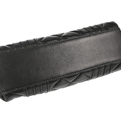 Chanel Black Lambskin Mademoiselle Shoulder Bag