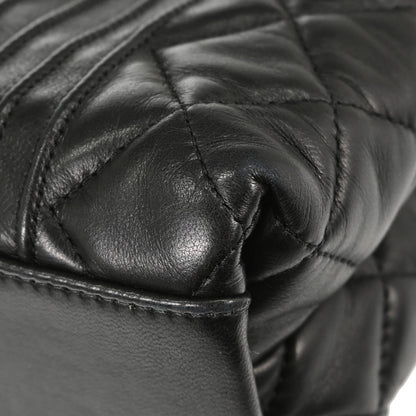 Chanel Black Lambskin Mademoiselle Shoulder Bag