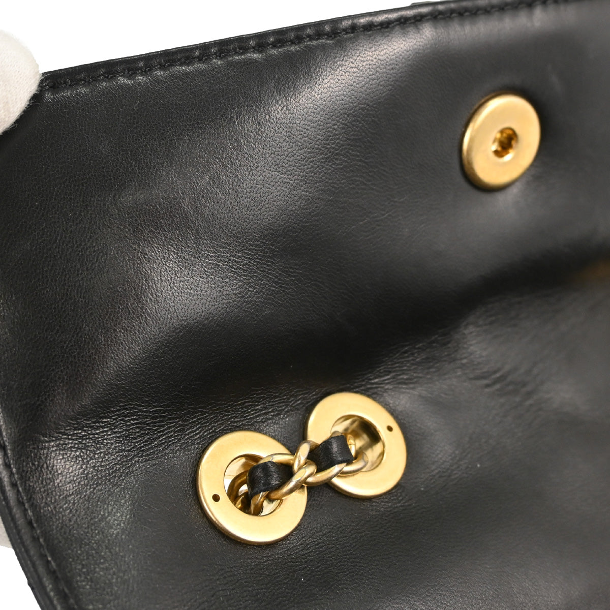 Chanel Black Lambskin Mademoiselle Shoulder Bag