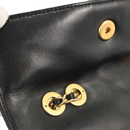 Chanel Black Lambskin Mademoiselle Shoulder Bag