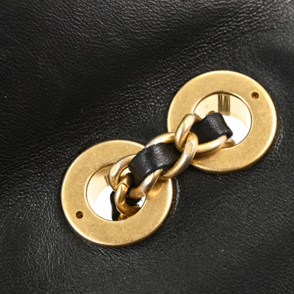 Chanel Black Lambskin Mademoiselle Shoulder Bag