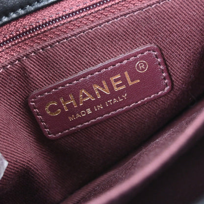 Chanel Black Lambskin Mademoiselle Shoulder Bag