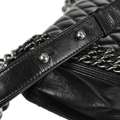 Boy Chanel 2014-2015 Black Calfskin Small Chain Shoulder Bag