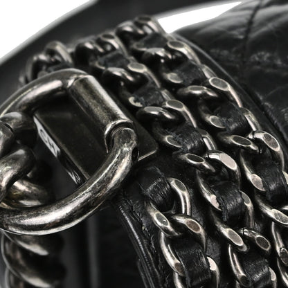 Boy Chanel 2014-2015 Black Calfskin Small Chain Shoulder Bag