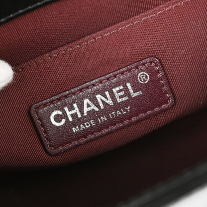 Boy Chanel 2014-2015 Black Calfskin Small Chain Shoulder Bag