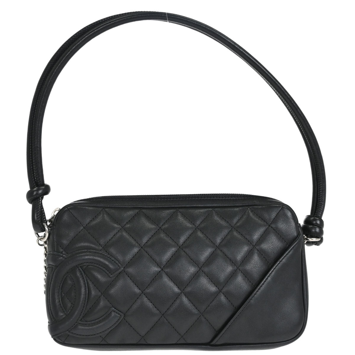 Chanel Black Calfskin Cambon Ligne Handbag