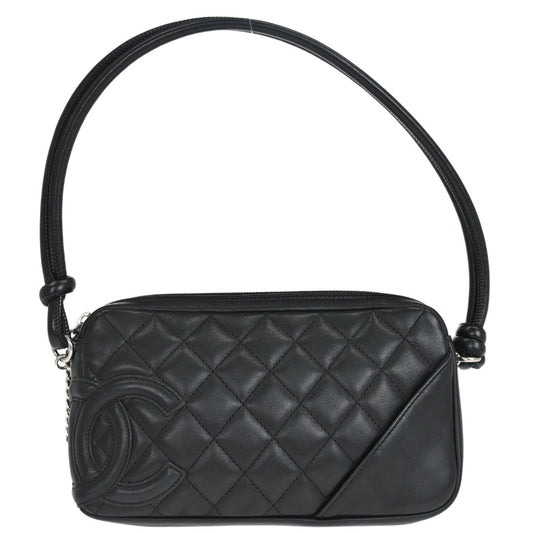 Chanel Black Calfskin Cambon Ligne Handbag