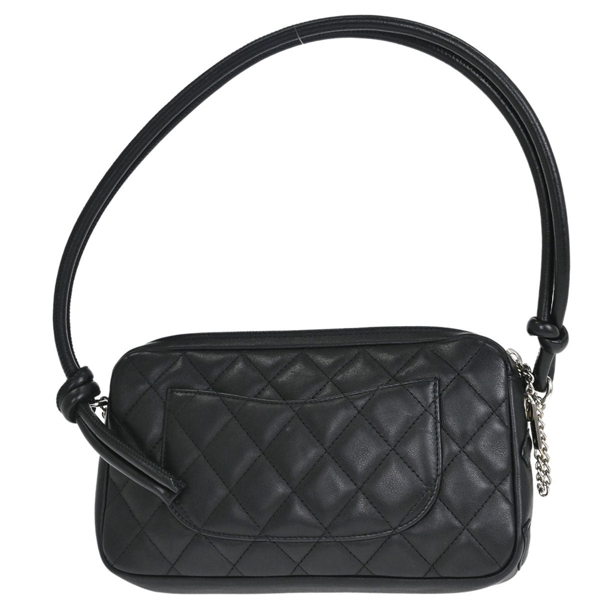 Chanel Black Calfskin Cambon Ligne Handbag