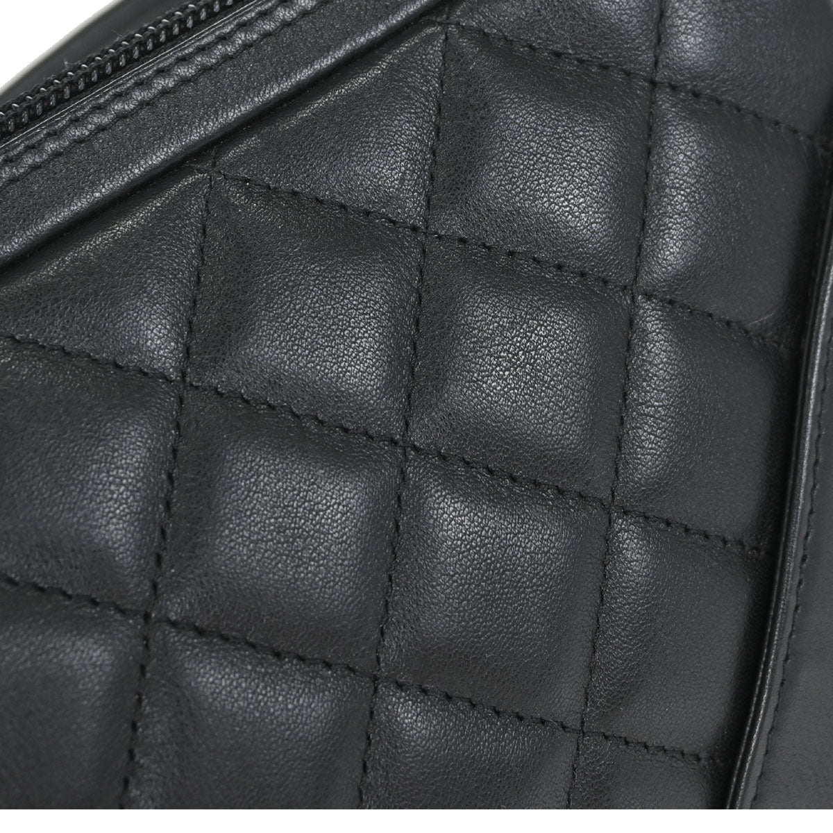 Chanel Black Calfskin Cambon Ligne Handbag