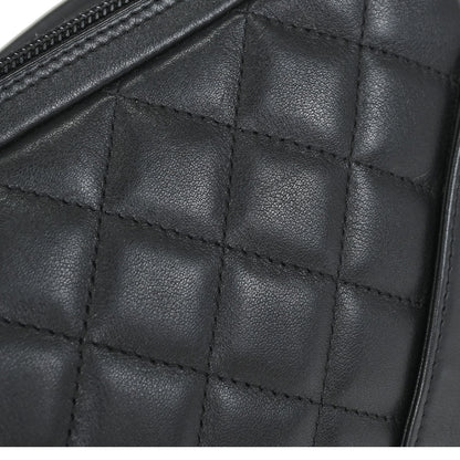 Chanel Black Calfskin Cambon Ligne Handbag