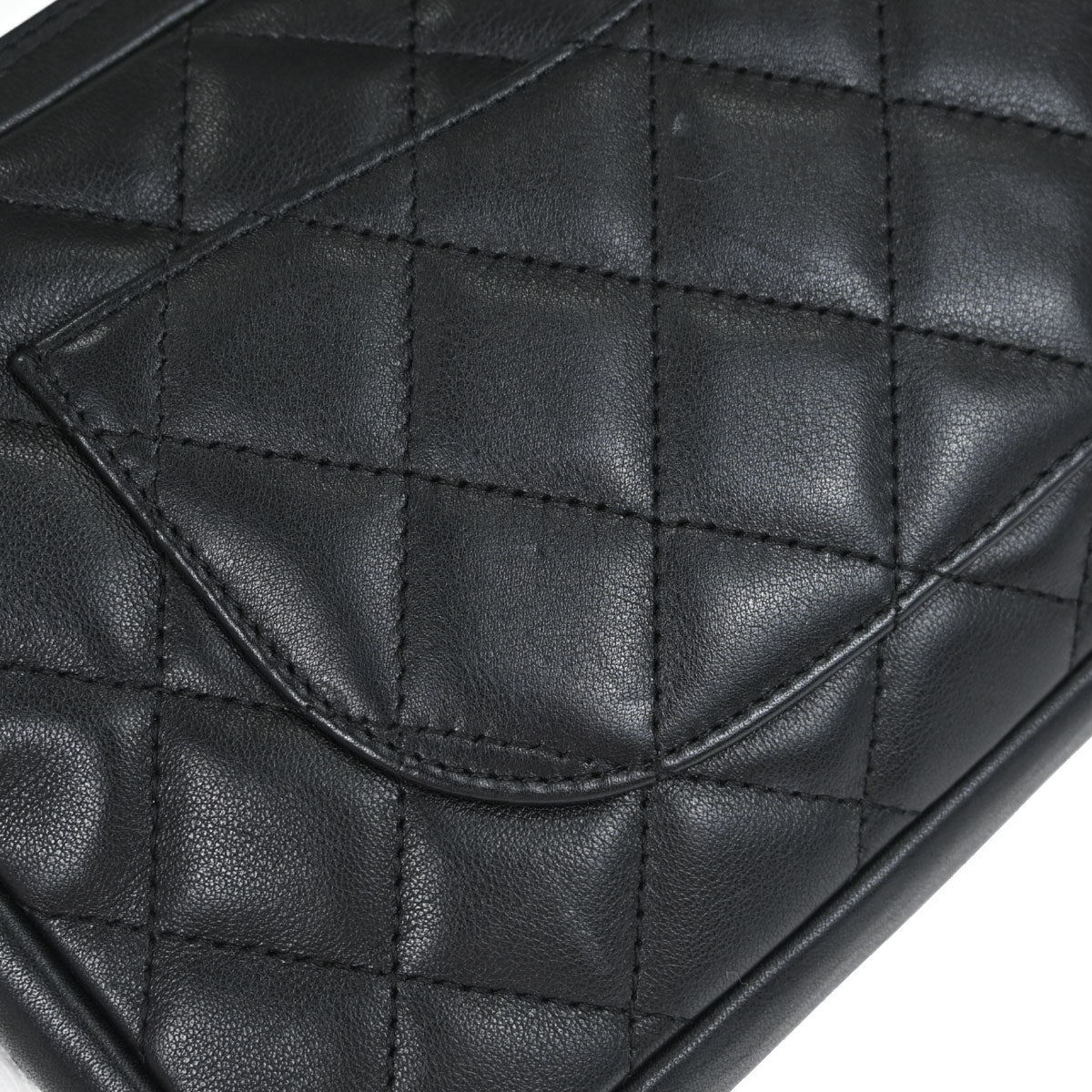 Chanel Black Calfskin Cambon Ligne Handbag