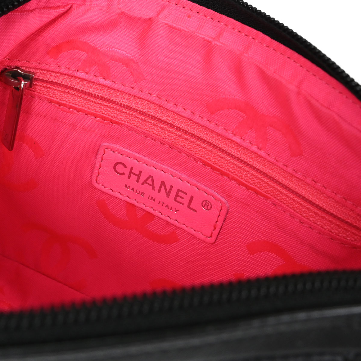 Chanel Black Calfskin Cambon Ligne Handbag
