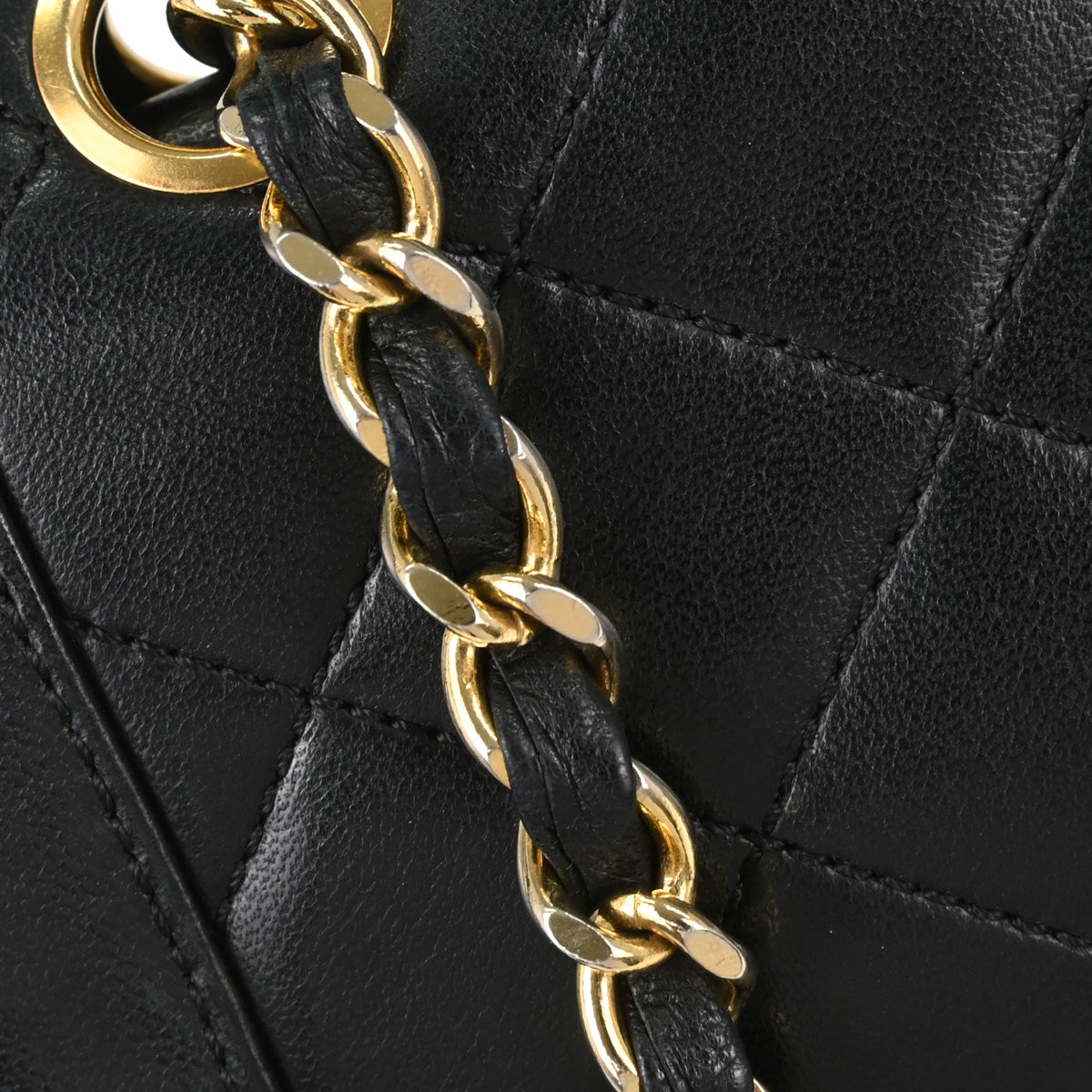 Chanel Black Lambskin Paris Double Flap Shoulder Bag