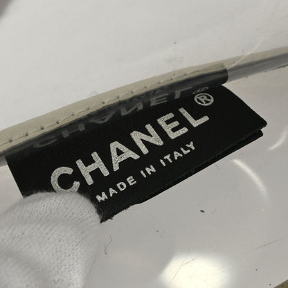 Chanel 2008-2009 Gray PVC Heart CC Flap Bag Shoulder Bag