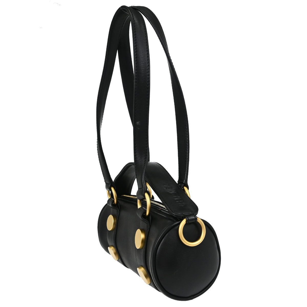 Chanel Black Calfskin Barrel Bag Handbag
