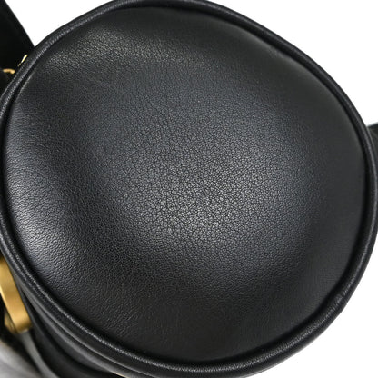 Chanel Black Calfskin Barrel Bag Handbag
