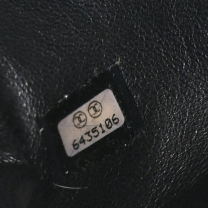 Chanel Black Calfskin Barrel Bag Handbag