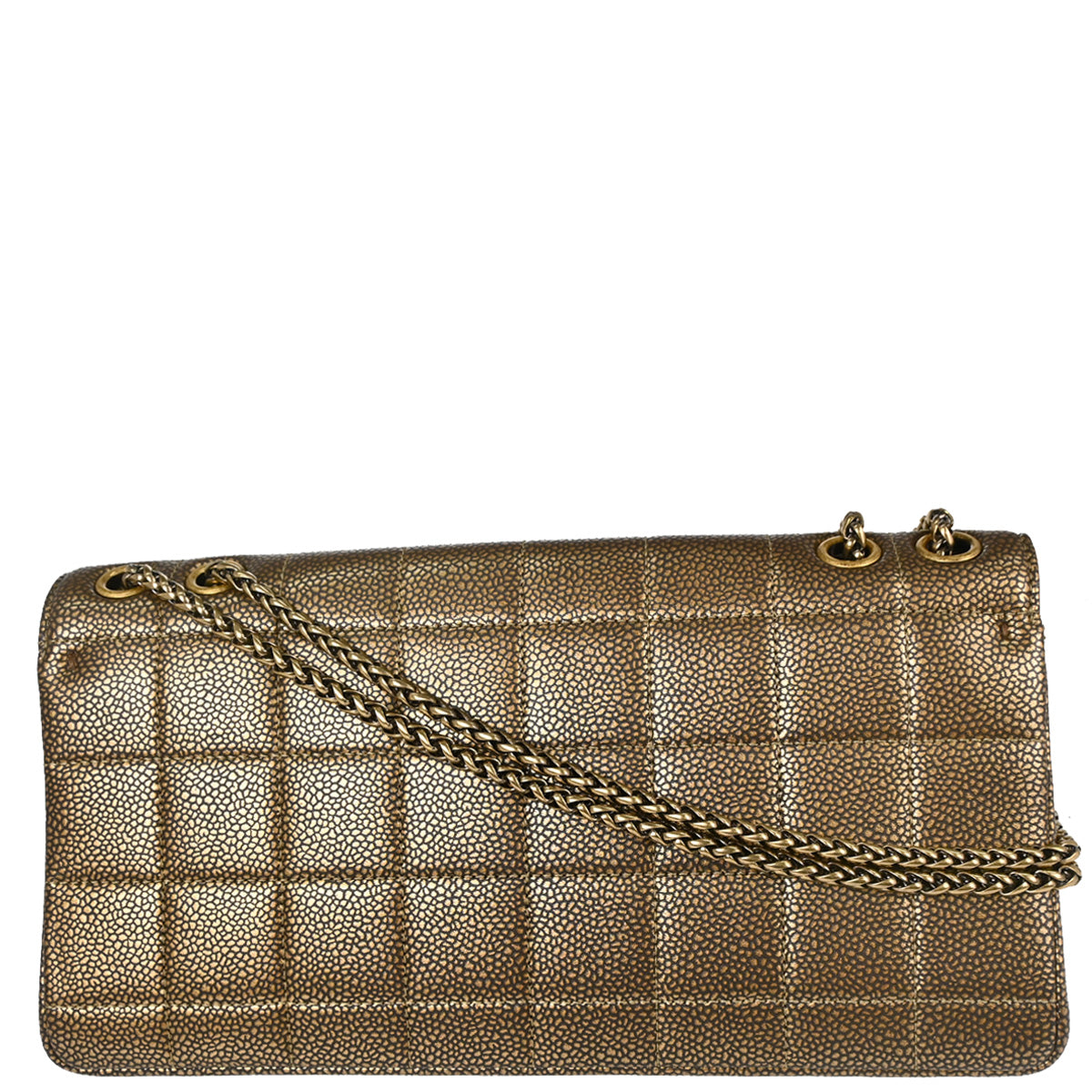 Chanel Bronze Caviar Skin Choco Bar Paris-Byzance East West Shoulder Bag