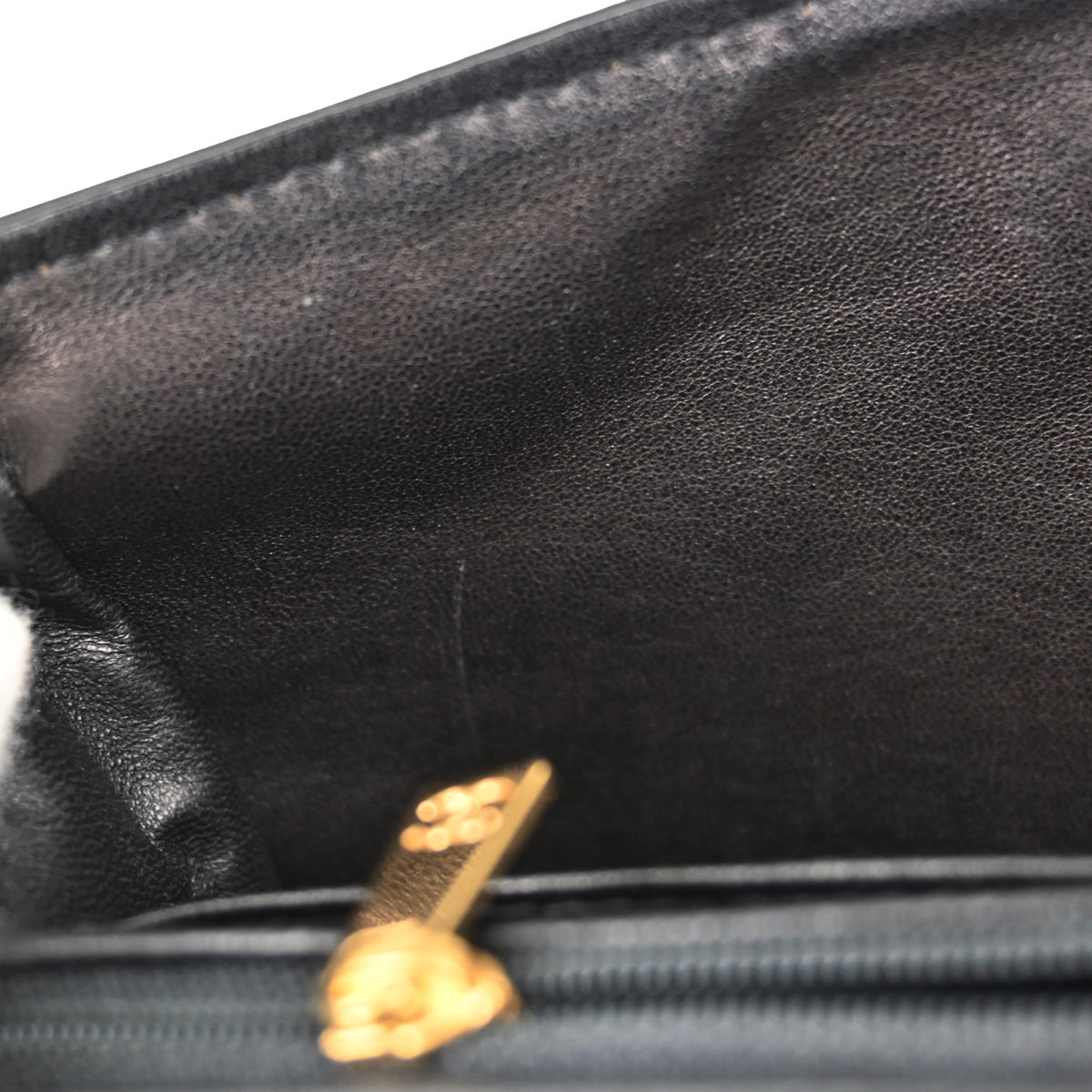 Chanel 2002-2003 Black Lambskin Choco Bar Single Flap Shoulder Bag