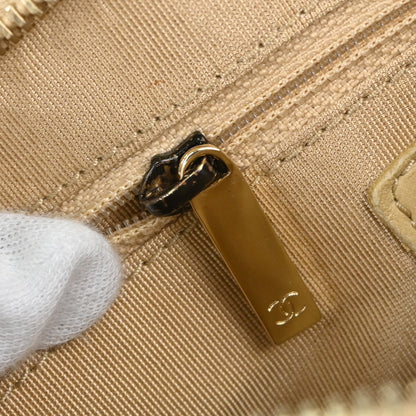 Chanel 2003-2004 Beige Caviar Skin Handbag