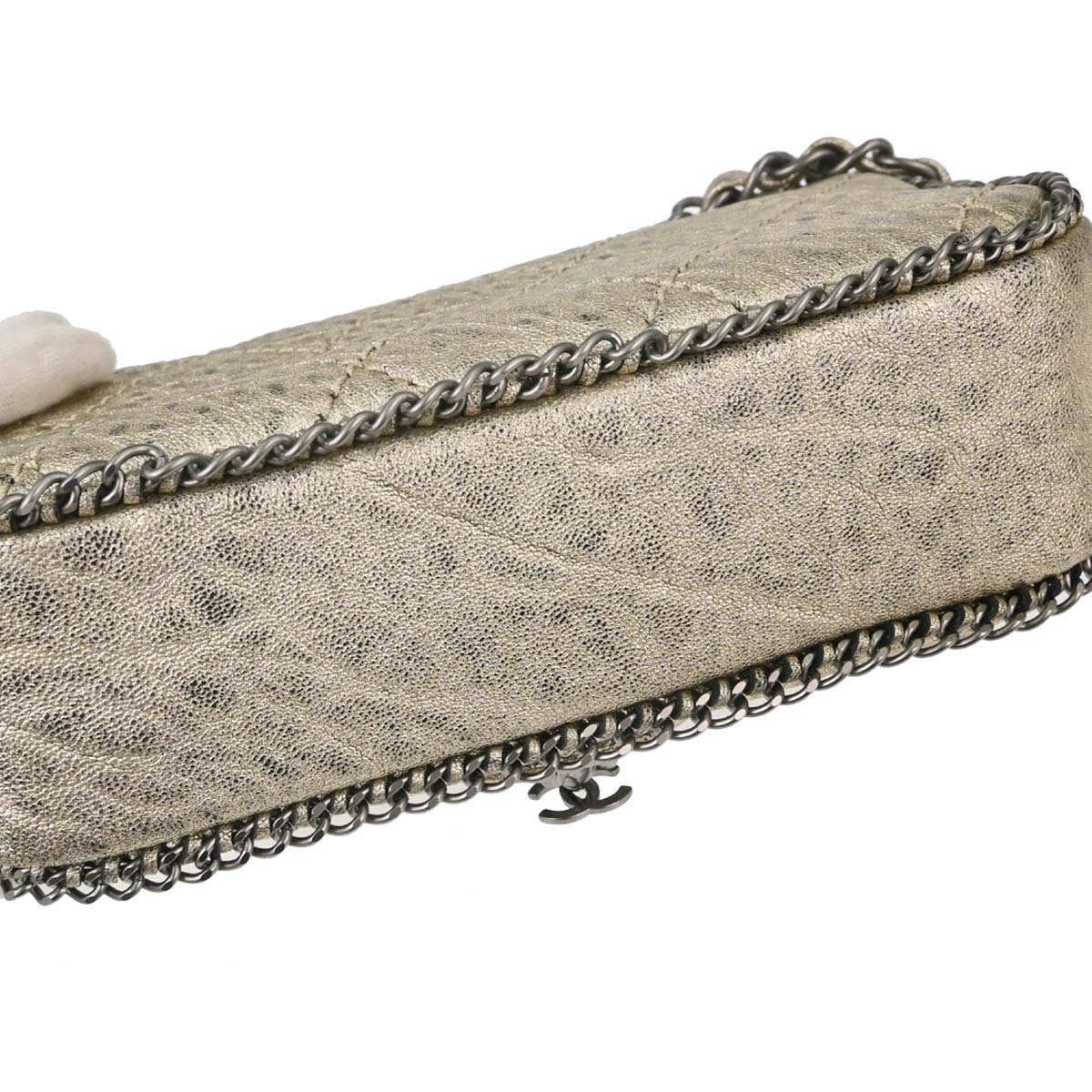 Chanel Metallic Gold Calfskin Leo Lion Flap Bag Shoulder Bag