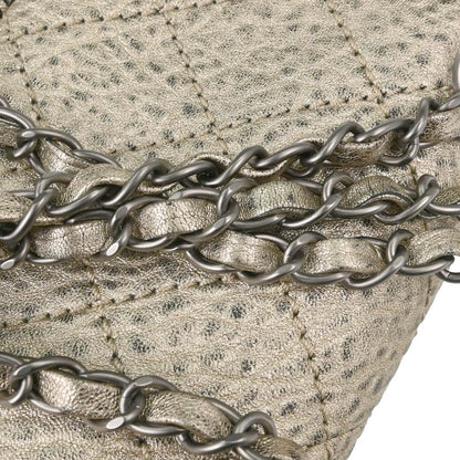 Chanel Metallic Gold Calfskin Leo Lion Flap Bag Shoulder Bag